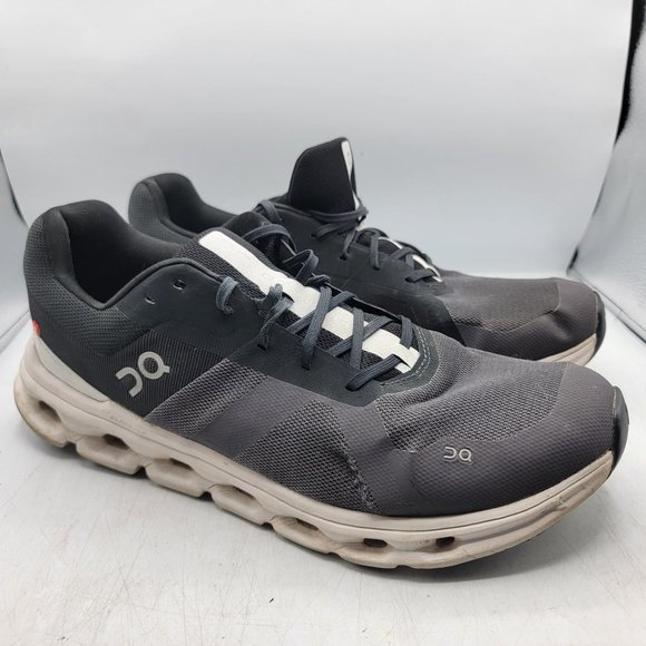 On Cloudrunner Mens 13 Running Shoes Black Gray Sneakers Athletic Casual main image 10